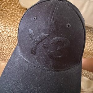Y-3 Dark Gray Logo Cap